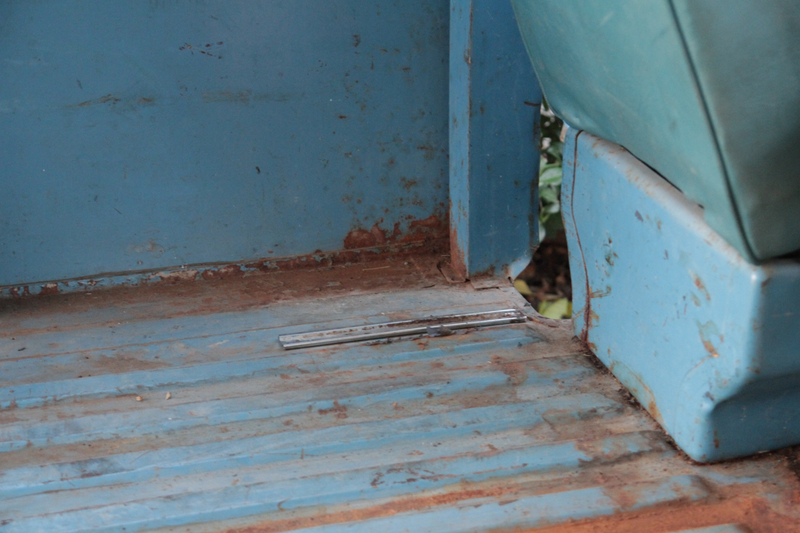 All surface rust, fortunately. I can see how these vans would have rusted away completely in just a few winters.